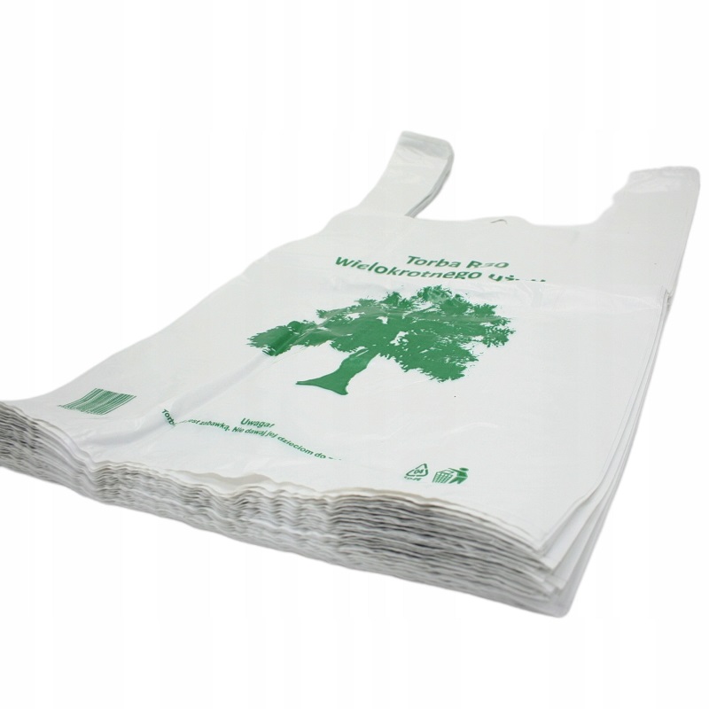 Reklamówka foliowa 30x55 40μm z kodem